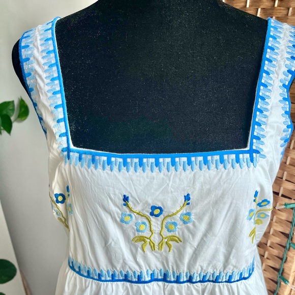 NWT English Factory EMBROIDERED MIDI DRESS - Picture 7 of 13